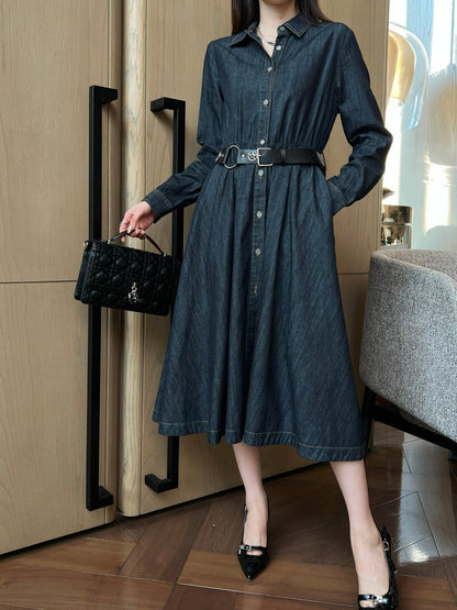 CD 25fw denim dress