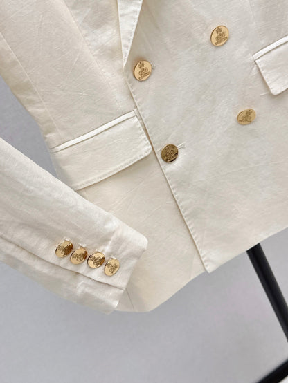 Ral 25fw linen blazer