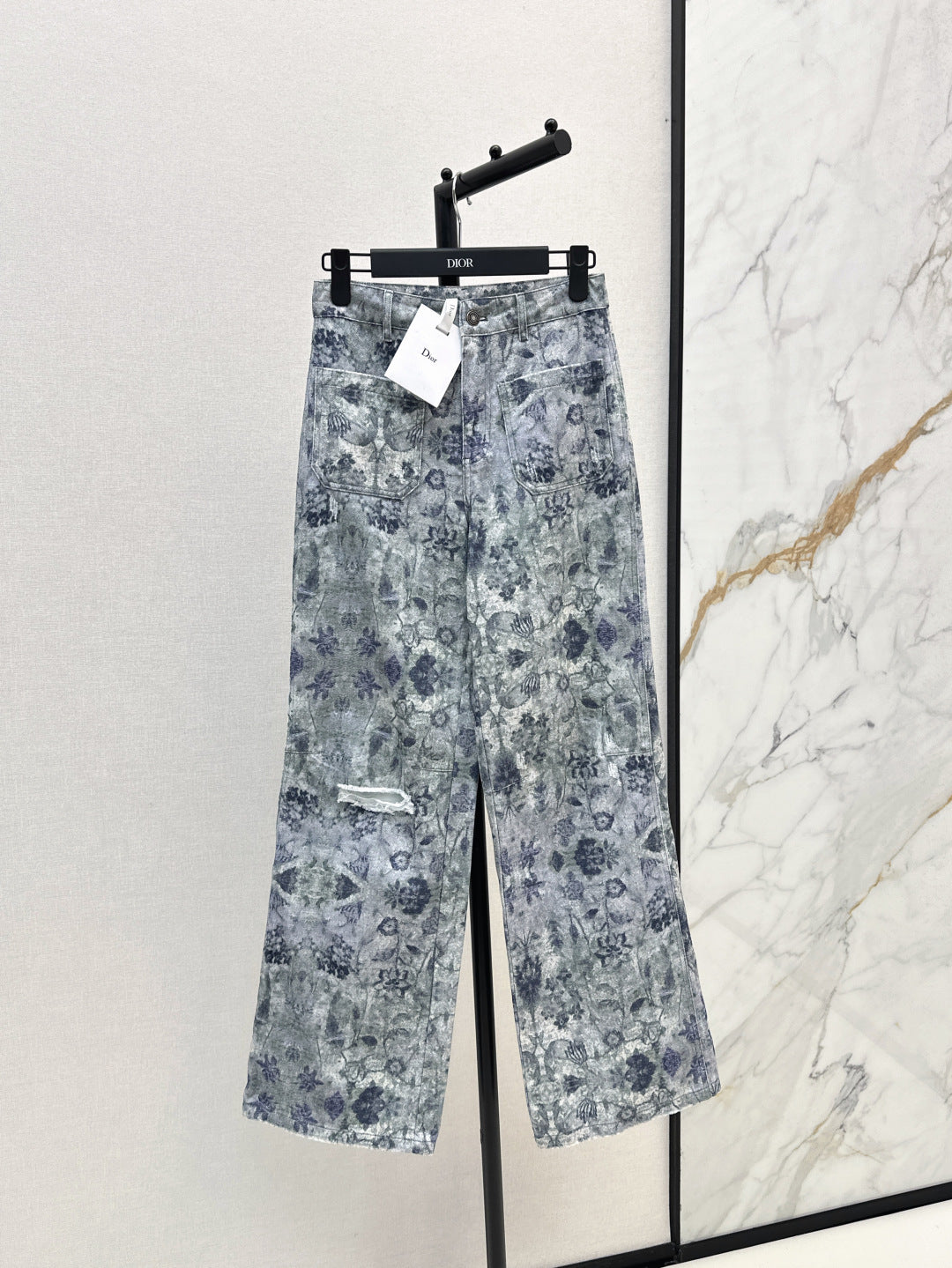CD 25fw printed jeans