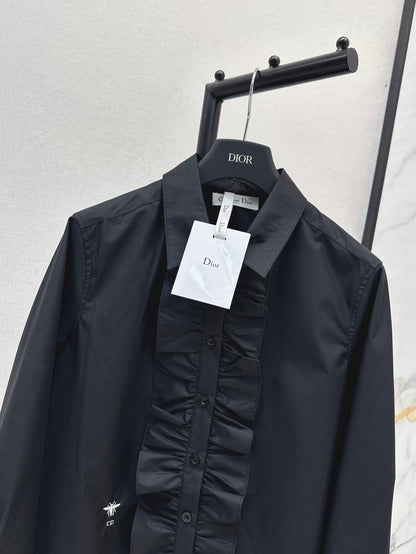 CD 25fw ruffle shirt