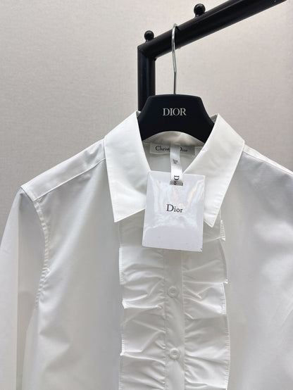 CD 25fw ruffle shirt