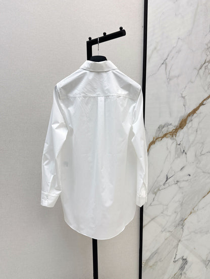 CD 25fw ruffle shirt