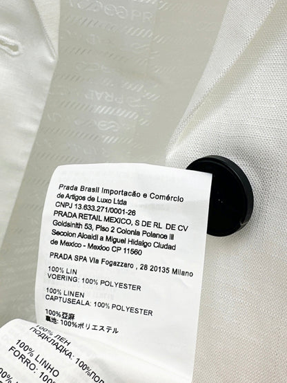 Pra 25fw linen blazer