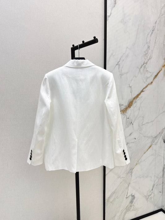 Pra 25fw linen blazer