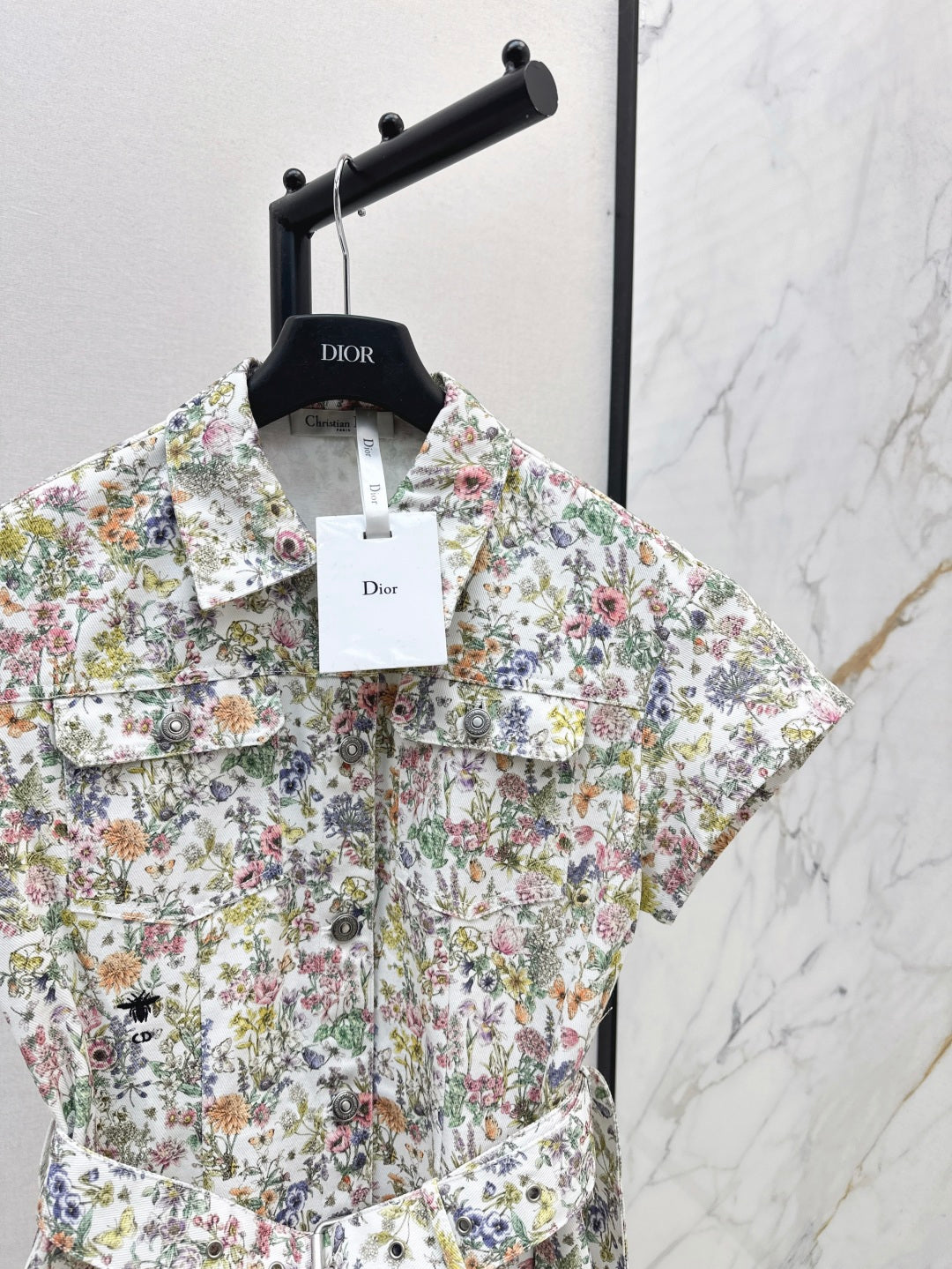 CD 25fw printed dress