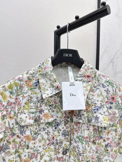 CD 25fw printed dress