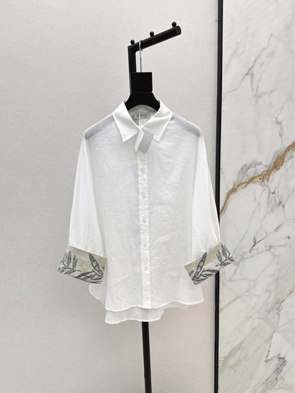 Brune 25fw linen shirt