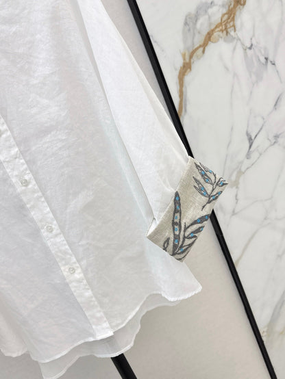 Brune 25fw linen shirt