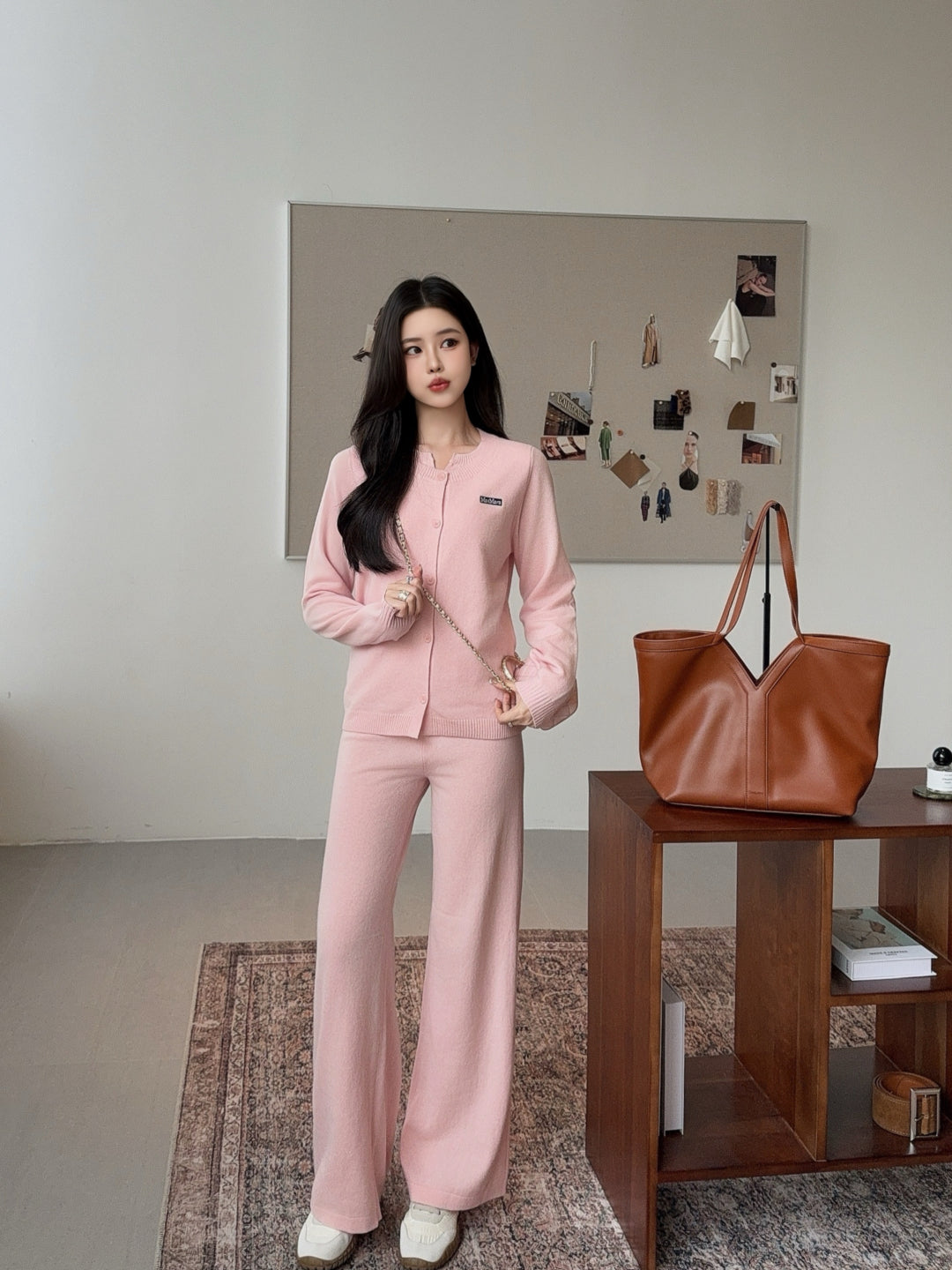 Max 25fw knitted suit