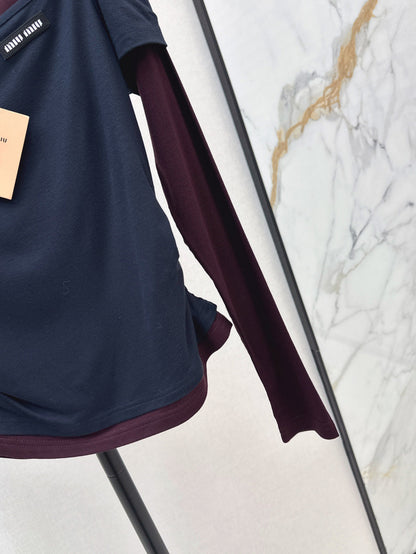 Miu 25fw off-shoulder shirt