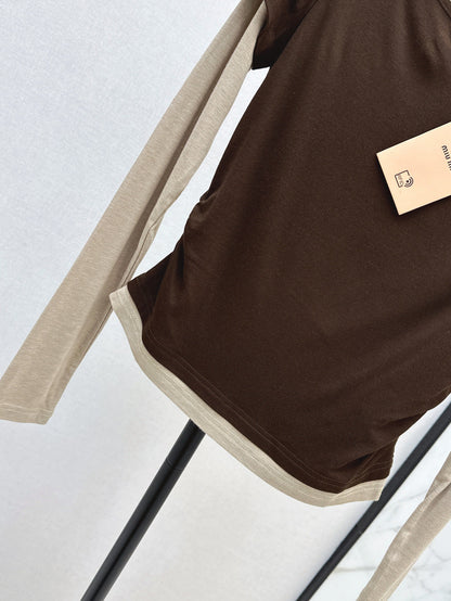 Miu 25fw off-shoulder shirt