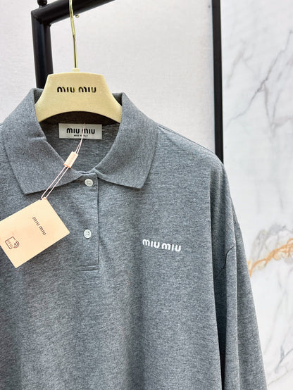Miu 25fw polo shirt