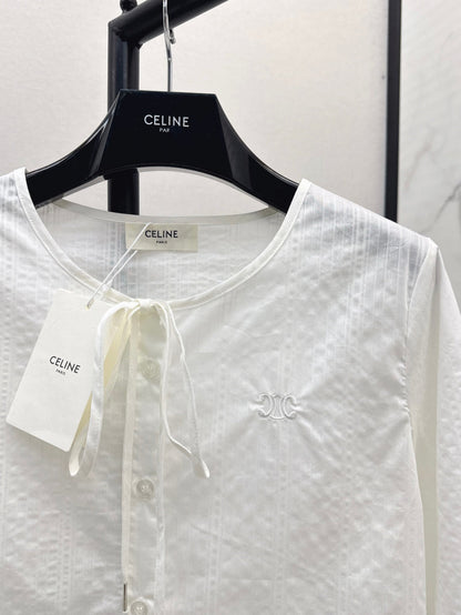 Celi 25fw embroidered shirt