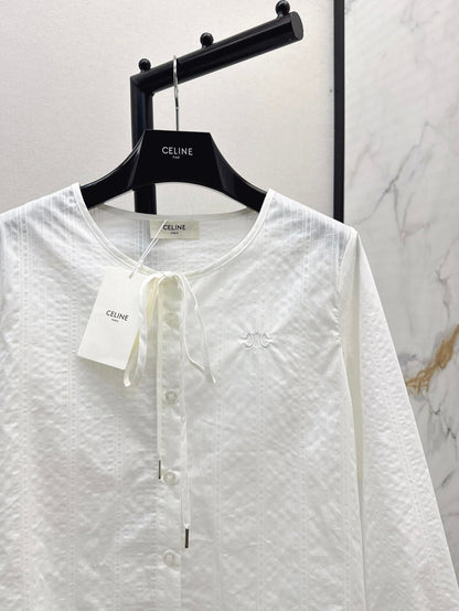 Celi 25fw embroidered shirt