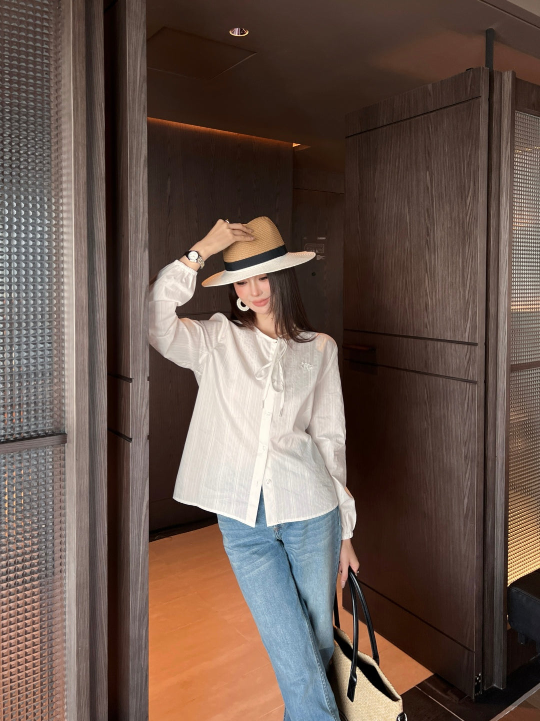 Celi 25fw embroidered shirt