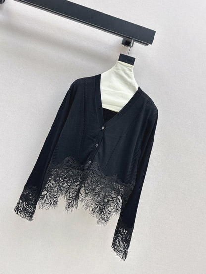 Es 25fw lace cardigan