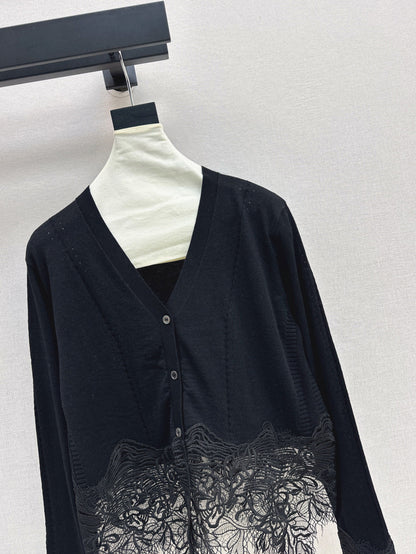 Es 25fw lace cardigan
