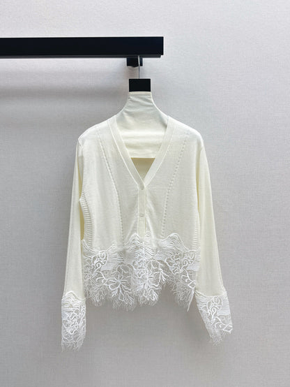 Es 25fw lace cardigan