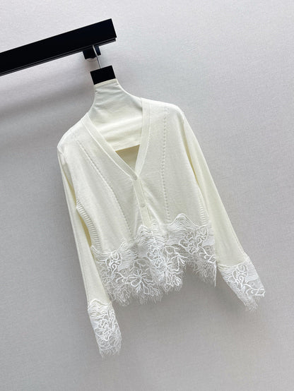 Es 25fw lace cardigan