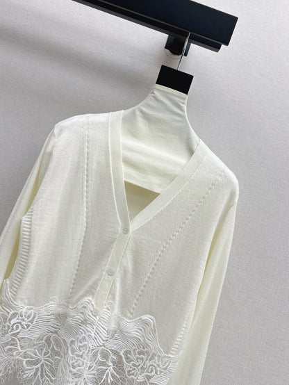 Es 25fw lace cardigan