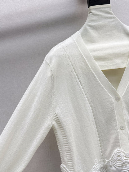 Es 25fw lace cardigan