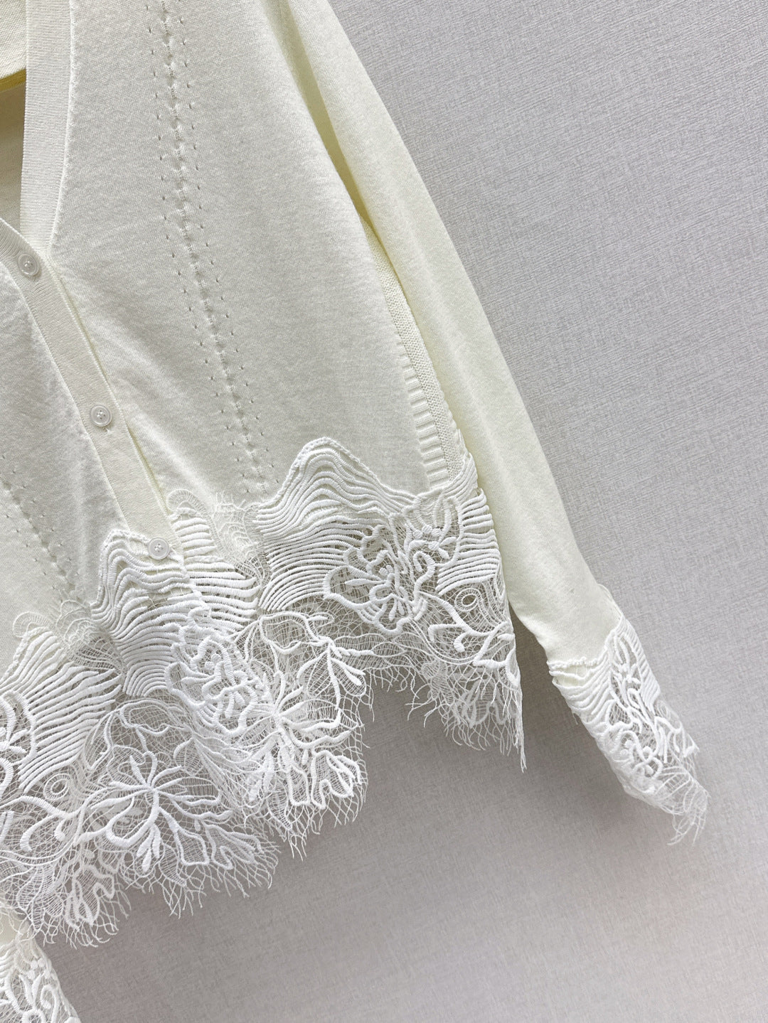 Es 25fw lace cardigan