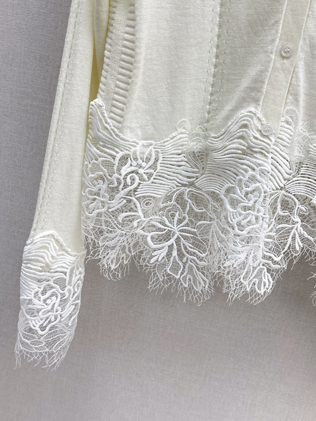 Es 25fw lace cardigan