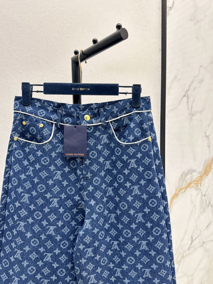 Louis 25fw jacquard jeans