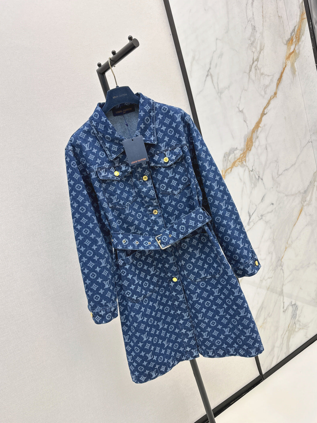Louis 25fw jacquard dress