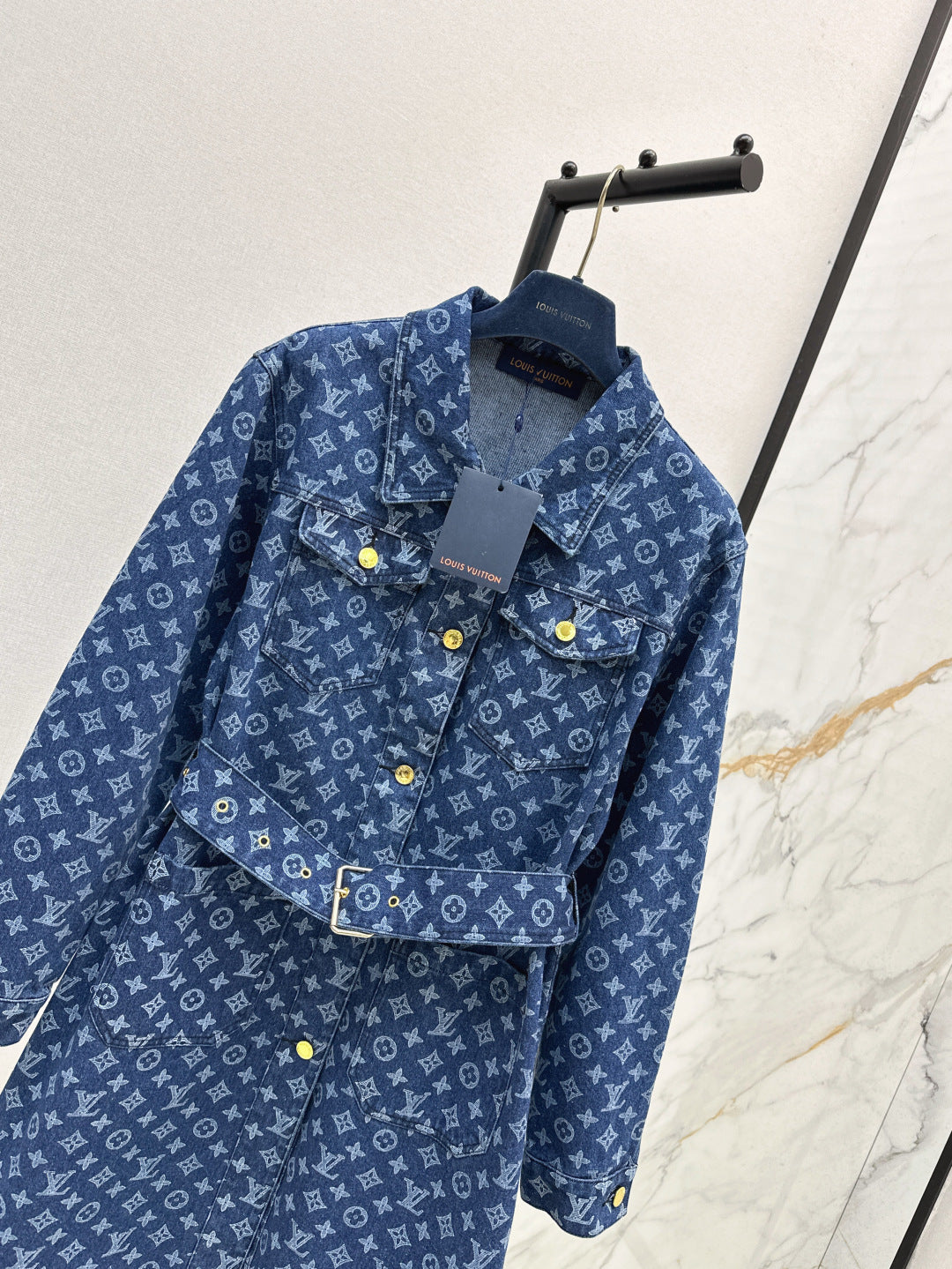 Louis 25fw jacquard dress