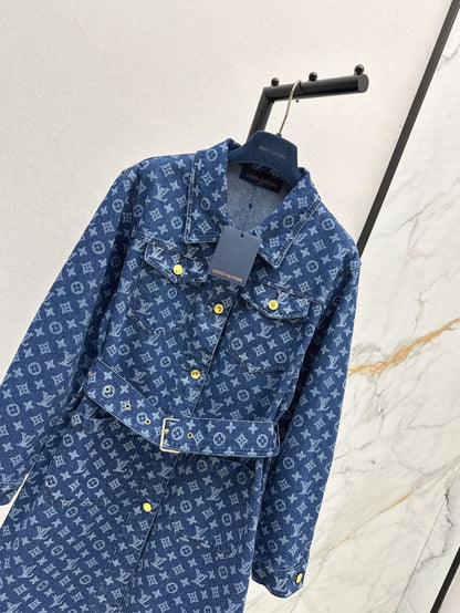 Louis 25fw jacquard dress