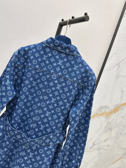 Louis 25fw jacquard dress