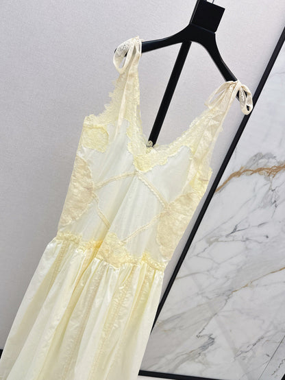 Zimm 25ss embroidered dress