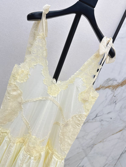 Zimm 25ss embroidered dress