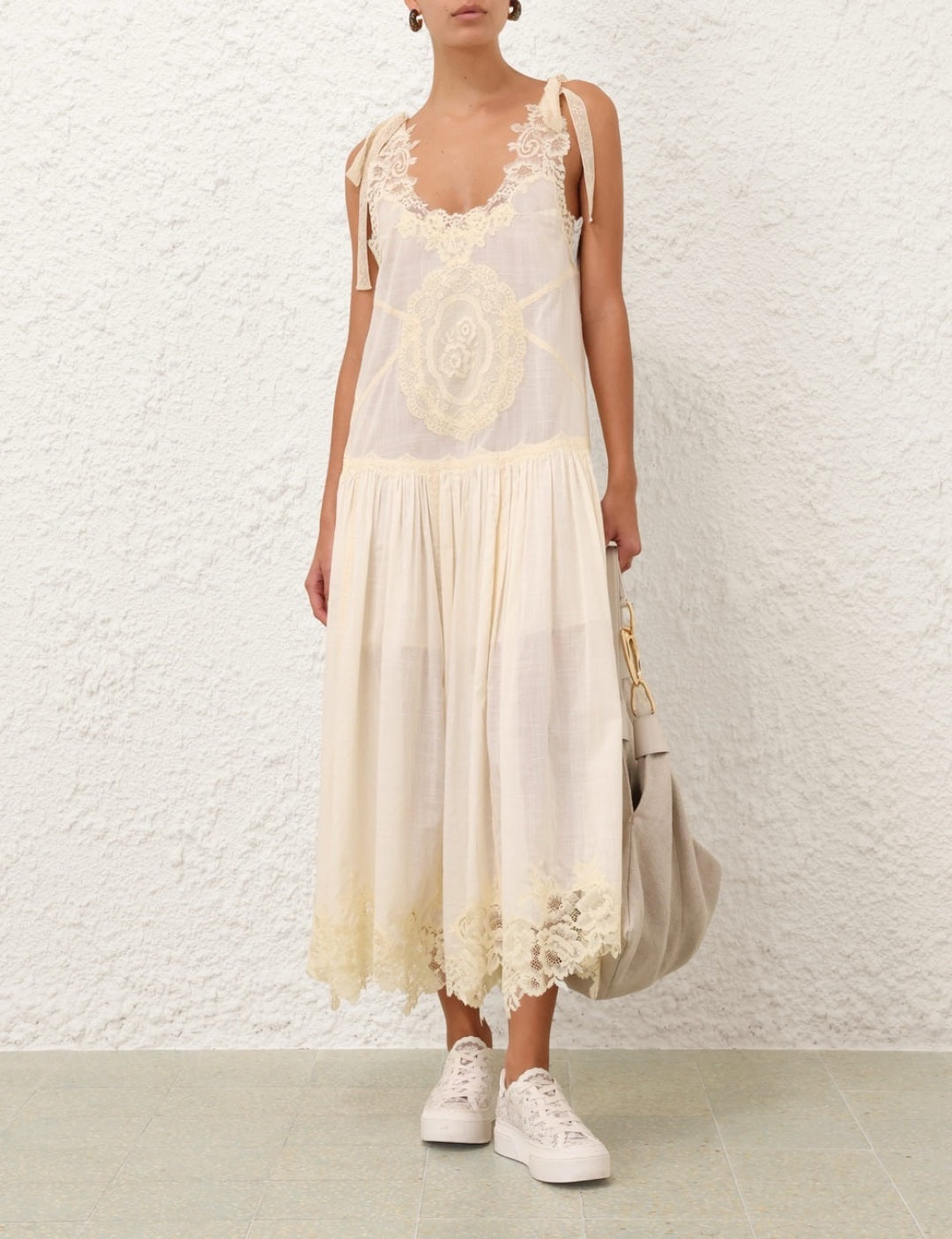 Zimm 25ss embroidered dress