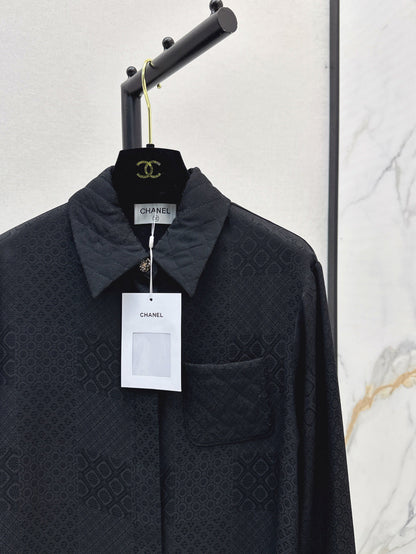 Louis 25fw jacquard silk shirt