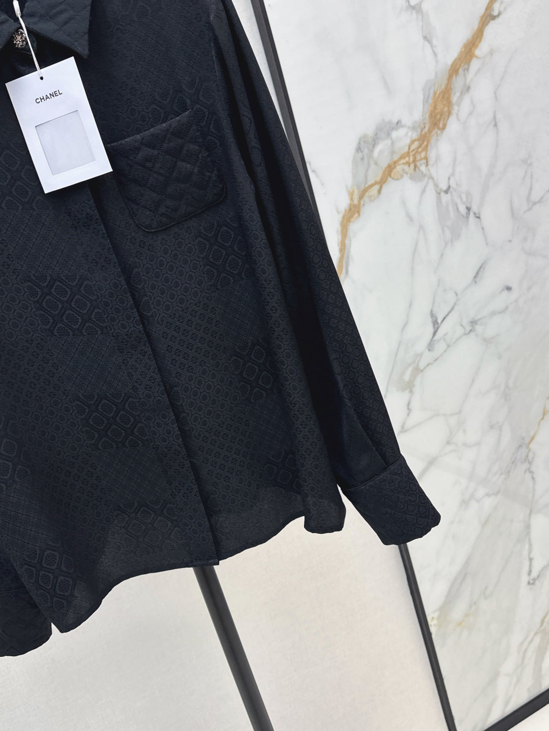 Louis 25fw jacquard silk shirt