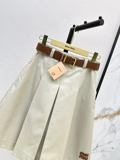 Miu 25fw pleated skirt