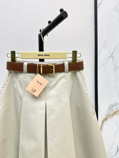 Miu 25fw pleated skirt