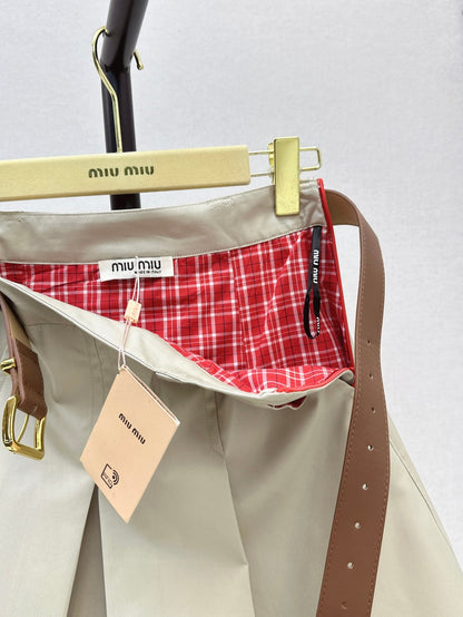 Miu 25fw pleated skirt