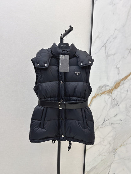 Pra 25fw removable sleeves down jacket
