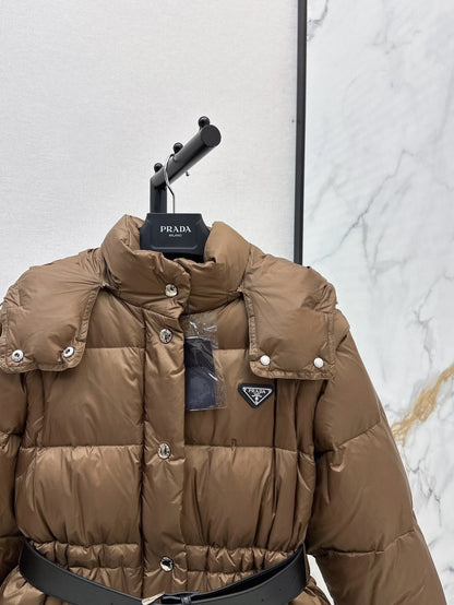 Pra 25fw removable sleeves down jacket
