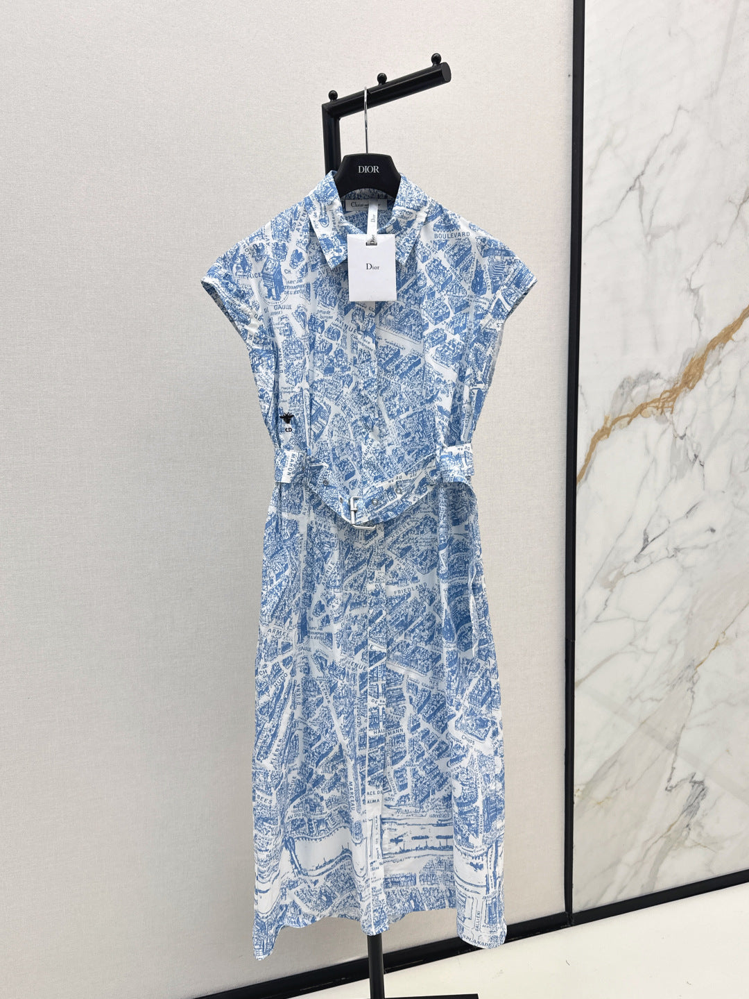 CD 25fw printed dress
