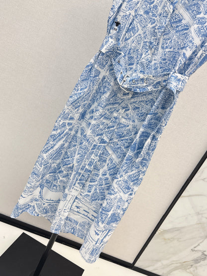 CD 25fw printed dress