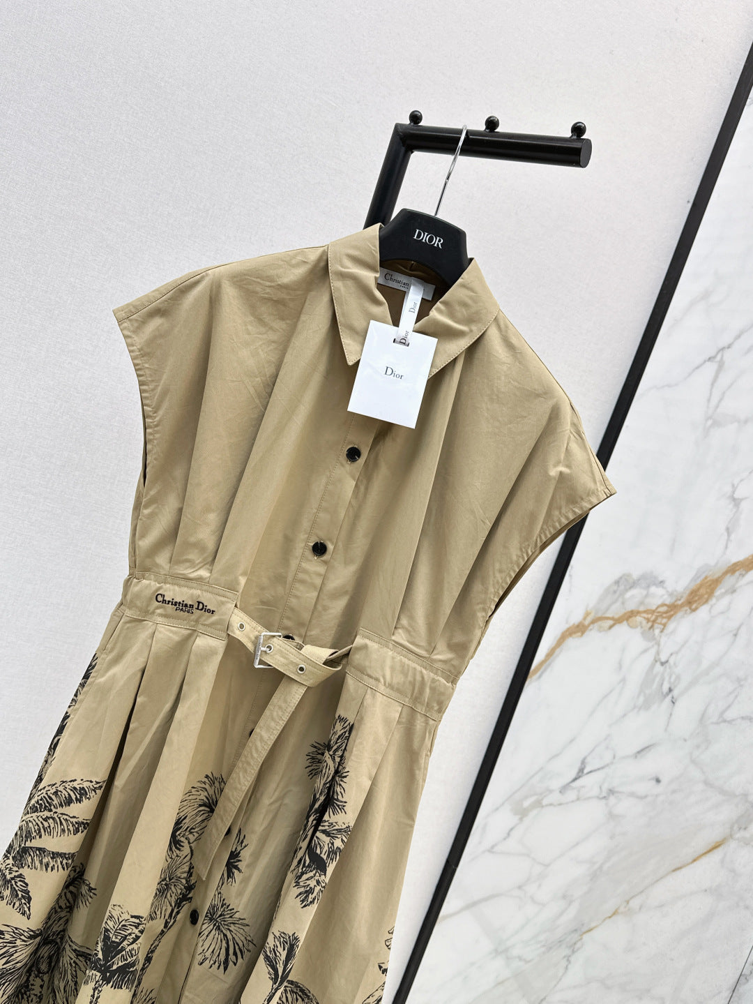 CD 25fw printed dress