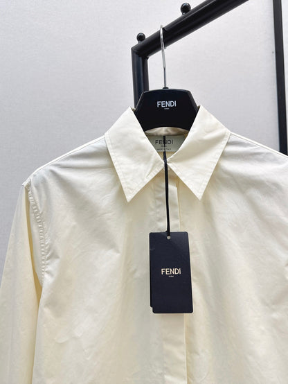 Fend 25fw lace shirt