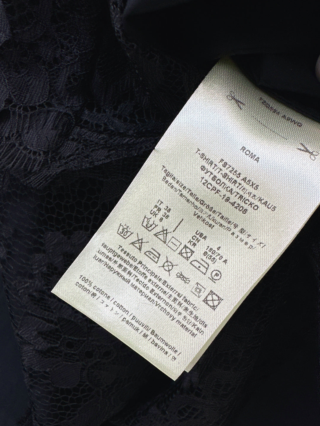 Fend 25fw lace shirt