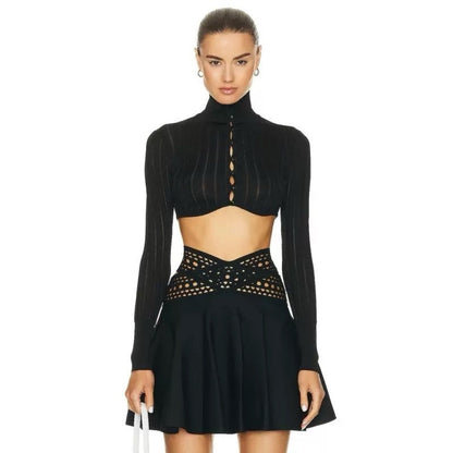 Ala 25fw knitted skirt