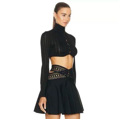Ala 25fw knitted skirt
