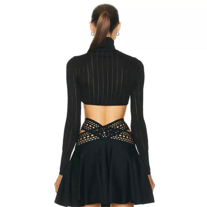 Ala 25fw knitted skirt